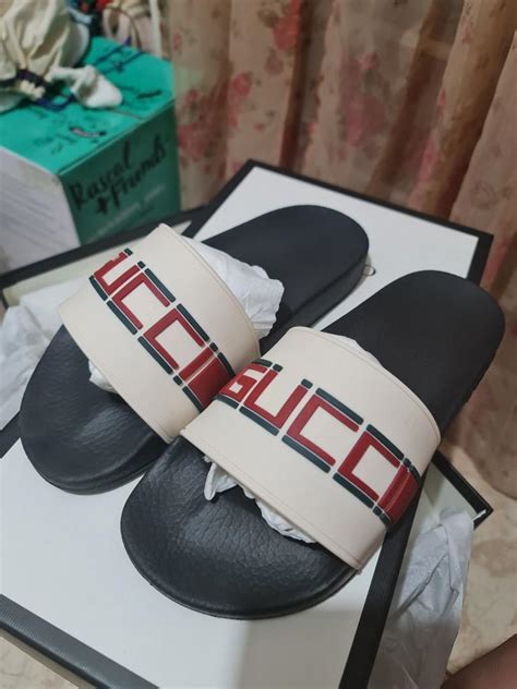 alpargatas gucci replica|gucci slides authenticity.